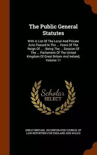 The Public General Statutes cover