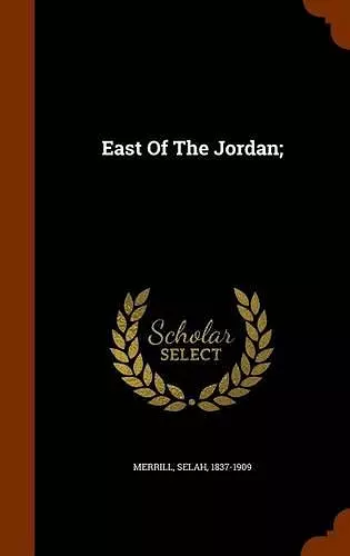 East of the Jordan; cover