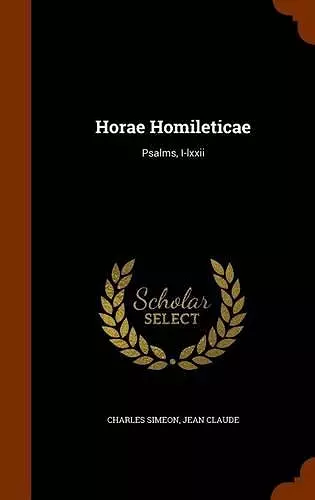 Horae Homileticae cover