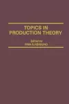 Topics in Production Theory cover