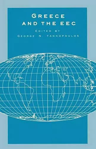 Greece and the EEC cover