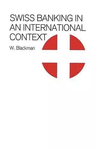 Swiss Banking in an International Context cover