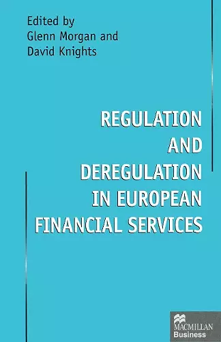 Regulation and Deregulation in European Financial Services cover