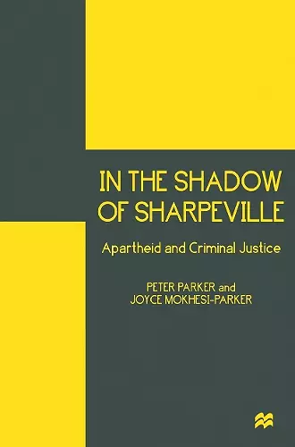 In the Shadow of Sharpeville cover