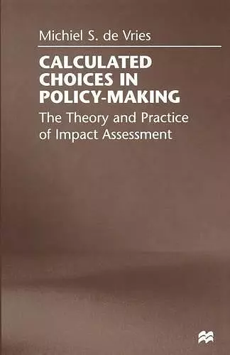 Calculated Choices in Policy-Making cover