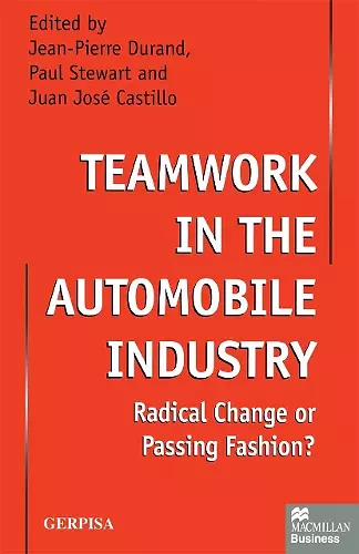 Teamwork in the Automobile Industry cover