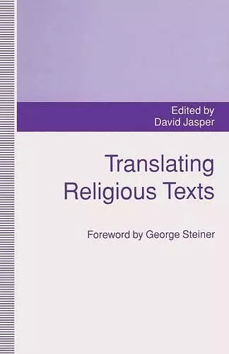 Translating Religious Texts cover