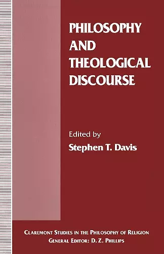 Philosophy and Theological Discourse cover