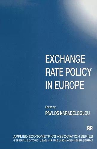 Exchange Rate Policy in Europe cover