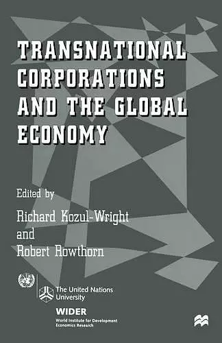 Transnational Corporations and the Global Economy cover