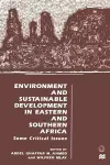 Environment and Sustainable Development in Eastern and Southern Africa cover