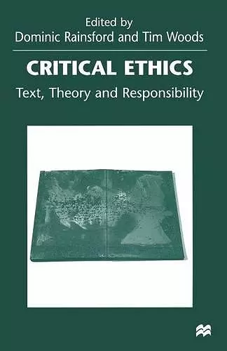 Critical Ethics cover