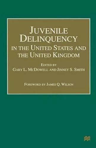 Juvenile Delinquency in the United States and the United Kingdom cover