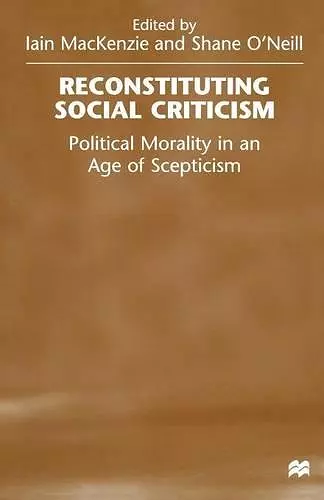 Reconstituting Social Criticism cover