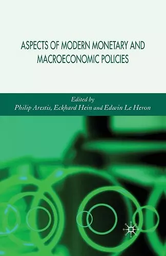 Aspects of Modern Monetary and Macroeconomic Policies cover