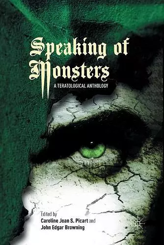 Speaking of Monsters cover