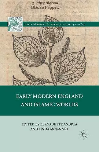 Early Modern England and Islamic Worlds cover