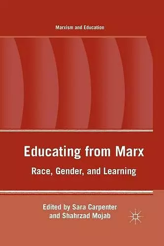 Educating from Marx cover