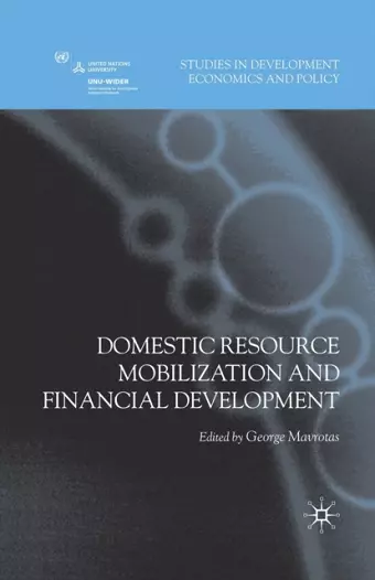 Domestic Resource Mobilization and Financial Development cover