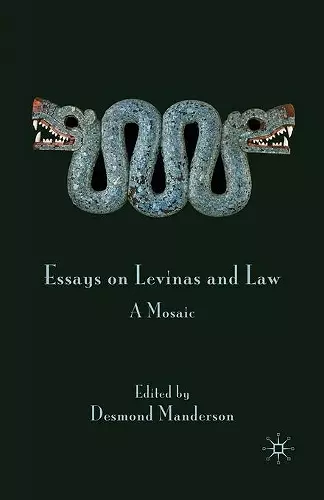 Essays on Levinas and Law cover