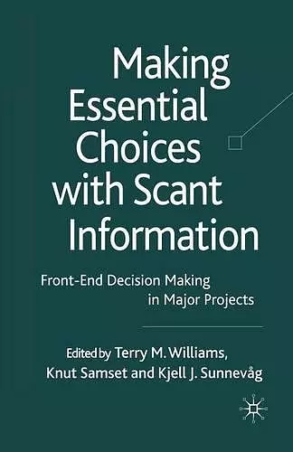 Making Essential Choices with Scant Information cover