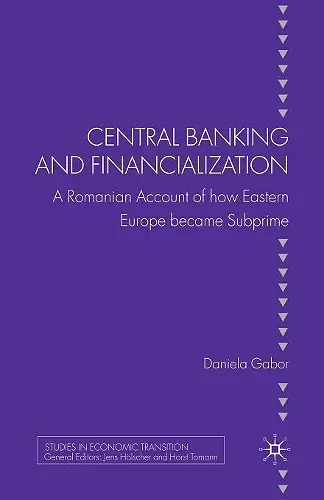 Central Banking and Financialization cover