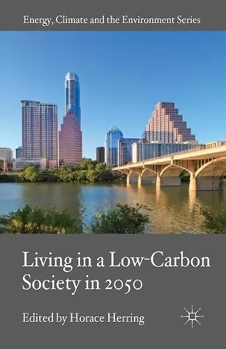 Living in a Low-Carbon Society in 2050 cover