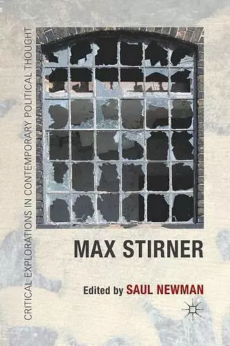 Max Stirner cover