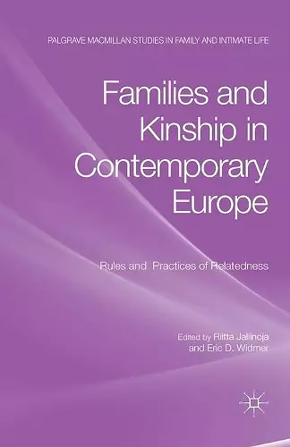 Families and Kinship in Contemporary Europe cover