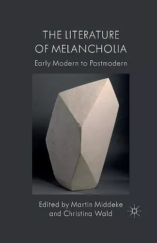 The Literature of Melancholia cover