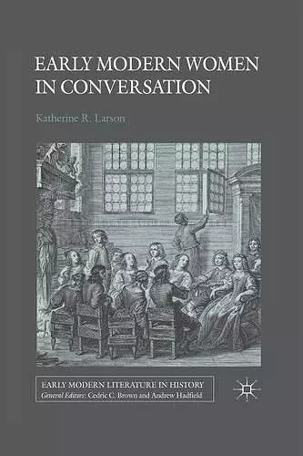Early Modern Women in Conversation cover
