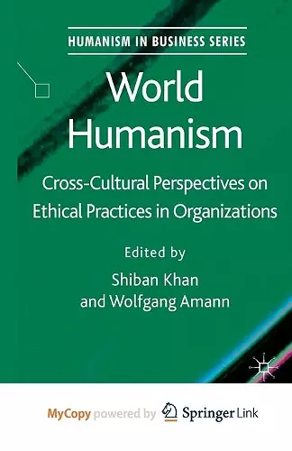 World Humanism cover