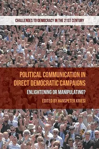 Political Communication in Direct Democratic Campaigns cover