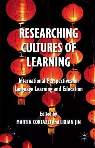 Researching Cultures of Learning cover