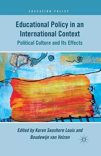 Educational Policy in an International Context cover