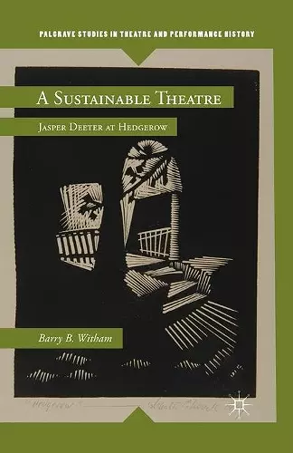 A Sustainable Theatre cover