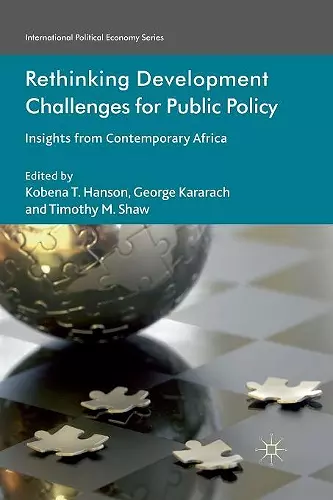 Rethinking Development Challenges for Public Policy cover