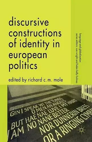 Discursive Constructions of Identity in European Politics cover