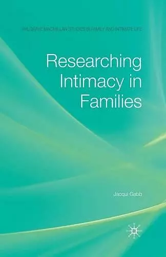 Researching Intimacy in Families cover