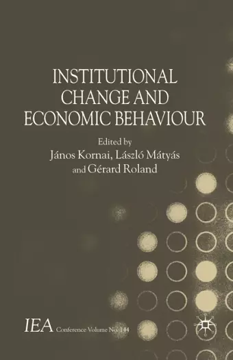 Institutional Change and Economic Behaviour cover