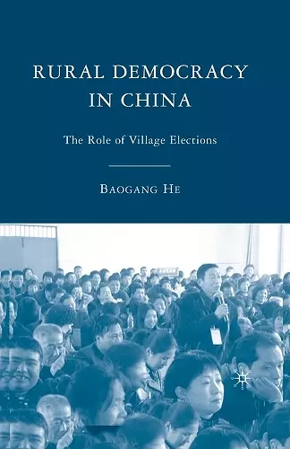 Rural Democracy in China cover