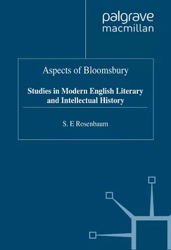 Aspects of Bloomsbury cover