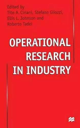 Operational Research in Industry cover