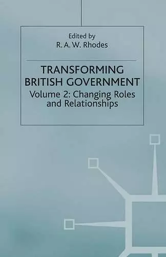 Transforming British Government cover