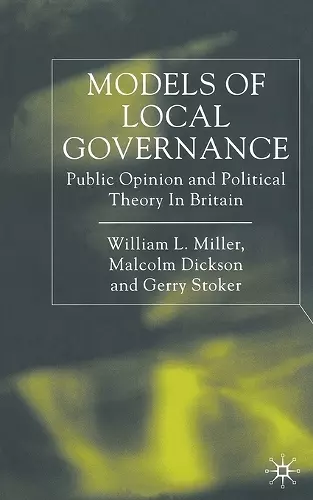 Models of Local Governance cover