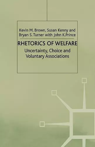 Rhetorics of Welfare cover