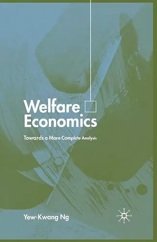 Welfare Economics cover