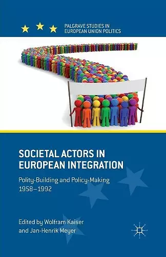 Societal Actors in European Integration cover