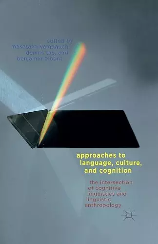 Approaches to Language, Culture, and Cognition cover