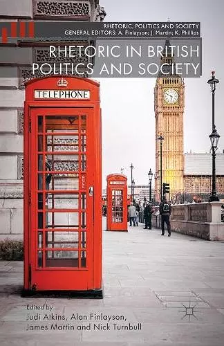 Rhetoric in British Politics and Society cover